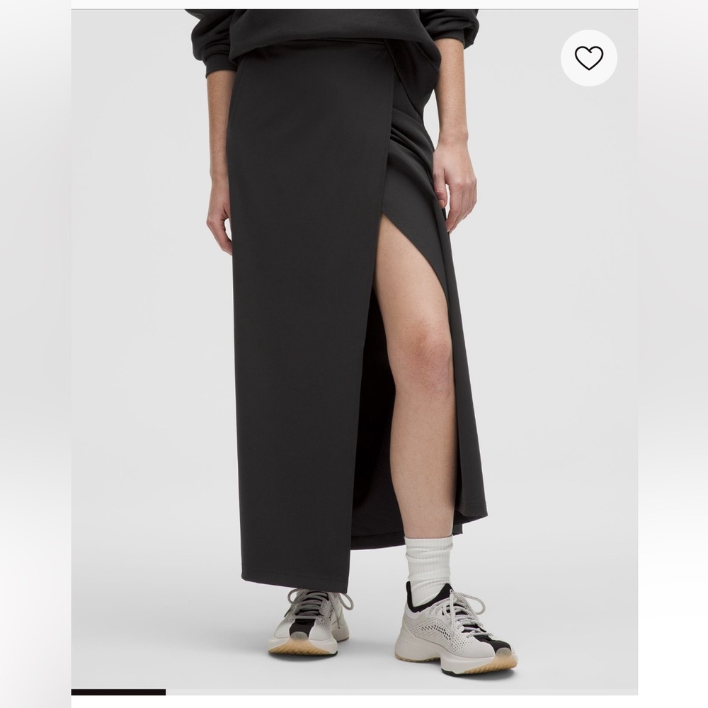 Lululemon Daydrift High-Rise Maxi Skirt black M